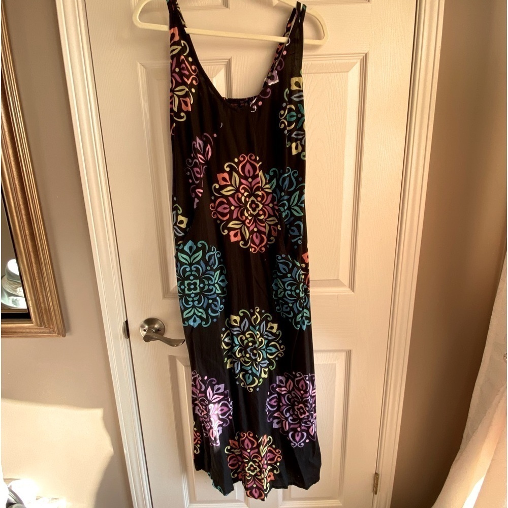 ALLER SIMPLEMENT BRAND DRESS. 100% COTTON LONG, 2 SIDE POCKETS